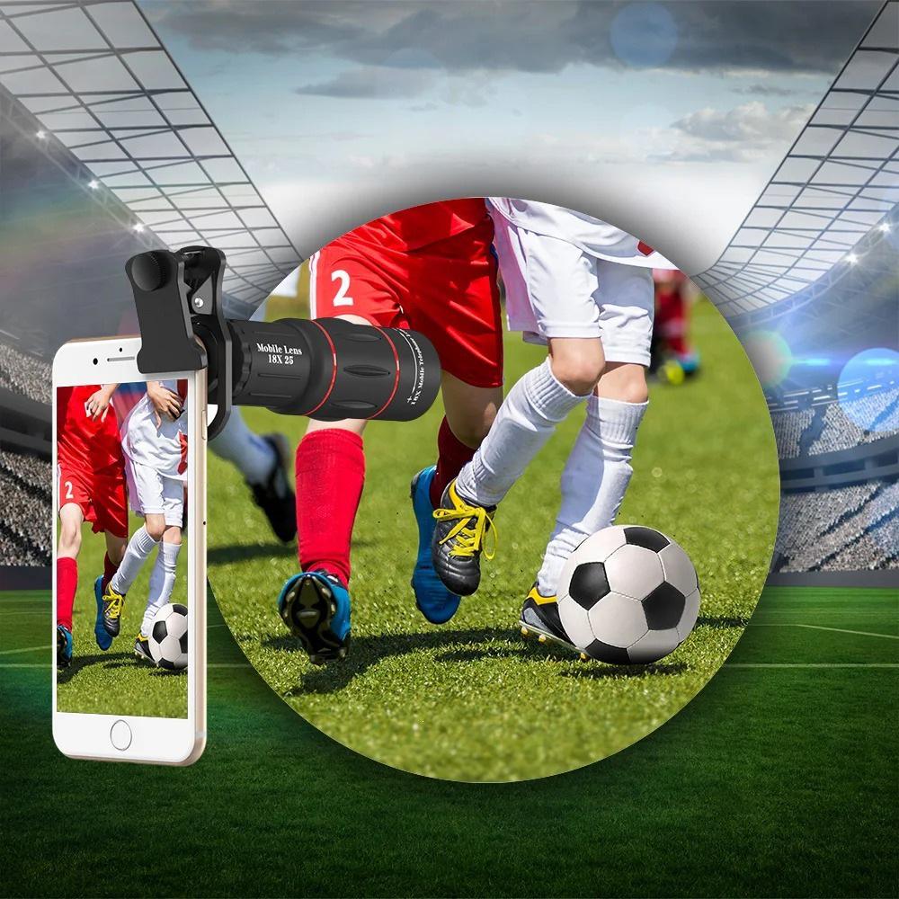 18X25 HD Telephoto Lens for Concert Photography - High Magnification Monocular for Smartphones