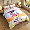 Set Biancheria da Letto 3 Pezzi My Little Pony Lenzuolo Morbido e Due Federe Decorazione Camera da Letto