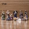 Catholic Church Decorations 11 Pcs Christmas Nativity Scene Set, Resin Mini Figurines Tabletop Decor, Christian Religious Gifts Holy Family