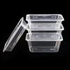Disposable Transparent Plastic Food Container with Lid
