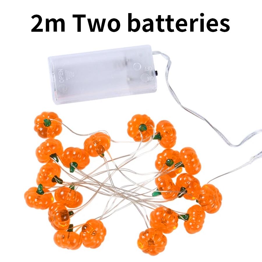 Halloween Pumpkin Light String Ghost Festival Party Favor Trick or Treat Happy Halloween Day Decor for Home 2024