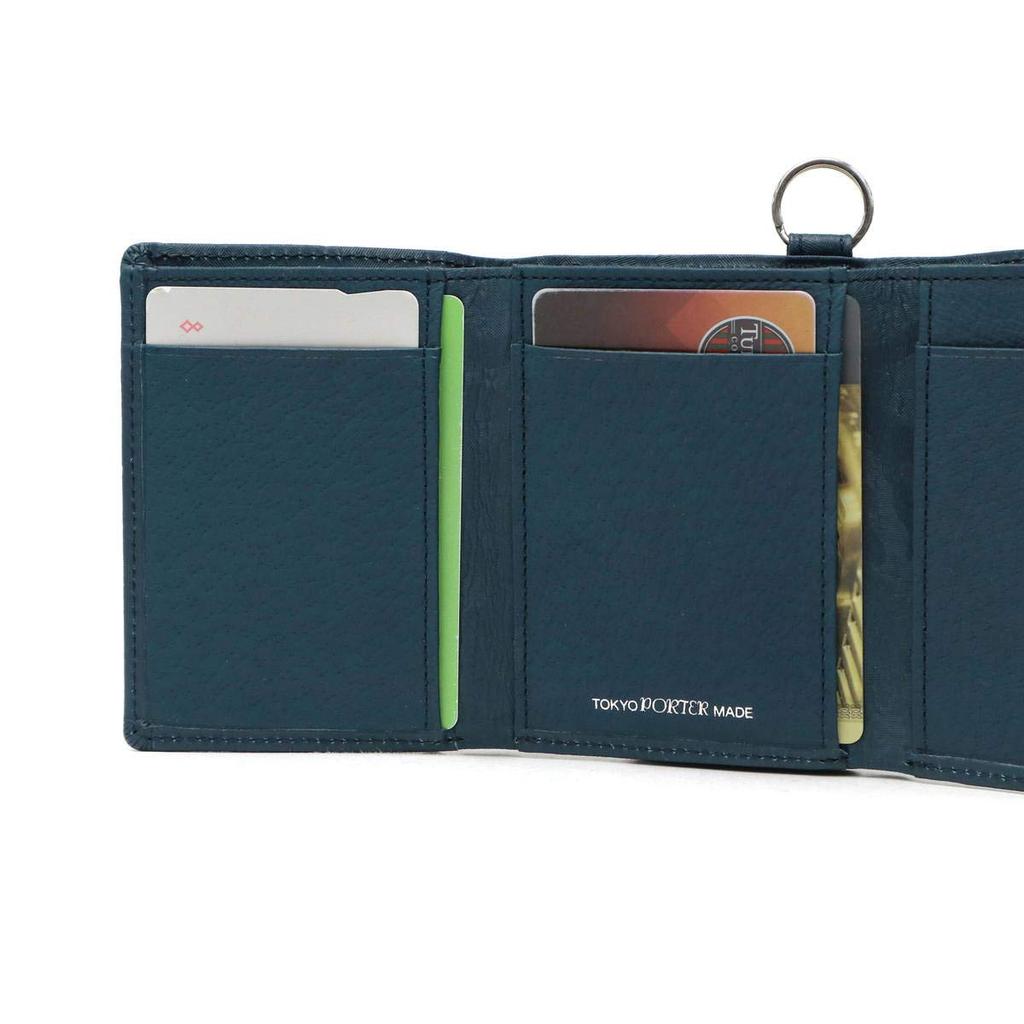 (Porter) Portofel bărbătesc PORTER din bumbac cu trei pliuri [WONDER] 342-06038 3.Verde