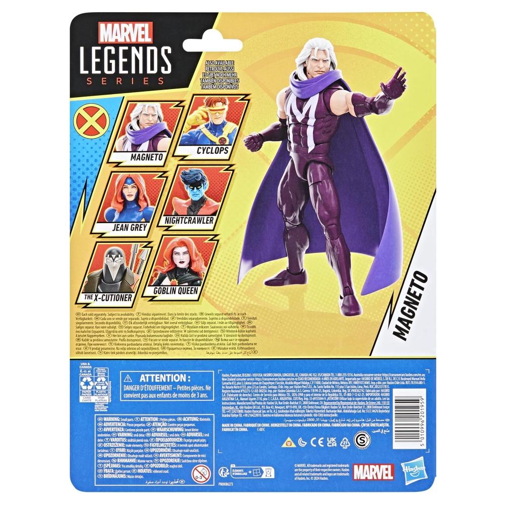 Hasbro MARVEL Marvel Legends Series Magneto, kolekce X-Men '97 6palcový (15 cm) Akční obrázek F9056 Originální produkt