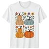 Autumn Harvest Pumpkins Fall Seasonal Unisexs TShirt Unisexs Tee Graphic Unisex