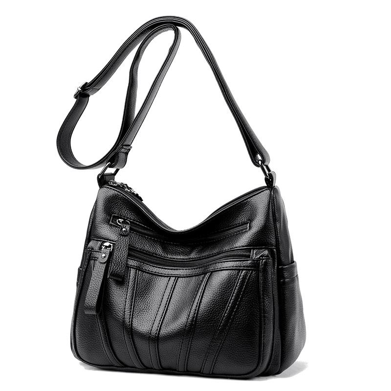 Fashion Soft PU Leather Crossbody Purse for Women Large Capacity Shoulder Bag Top Handle Satchel Tote Handbag
