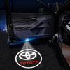 2Pcs LED Car Door Welcome Light For Toyota Corolla Yaris Aygo Prius Camry Avensis TRD 4Runner Rav4 GR CHR Crown AVALON Alphard