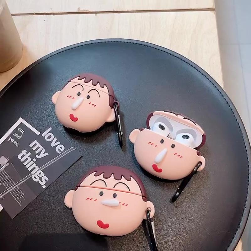 3D Cute Cartoon Silicone Wireless Earphone Case For Airpods Pro 2022 Japanese Anime Headphone Charging Box Cover For Airpods 1 2 3 2021