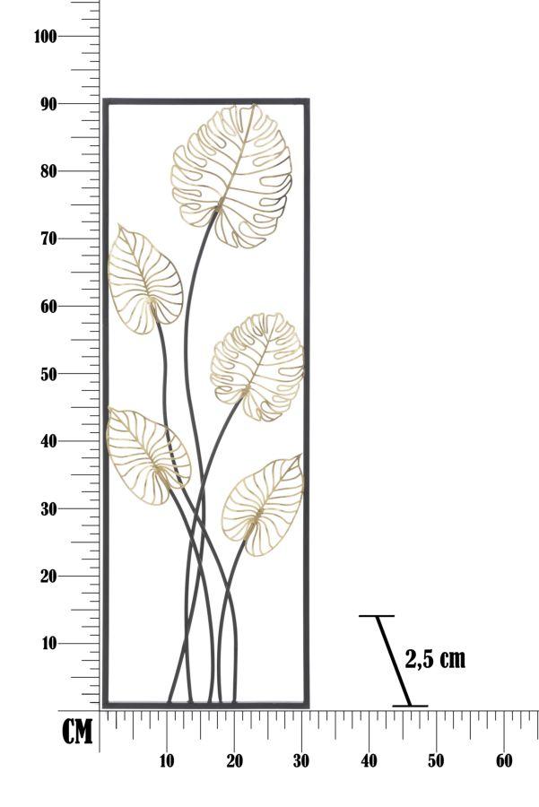 Železný panel Luxy -B- 31X2,5X90 cm
