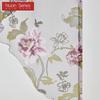 2PC Nuan Serie Modische Moderne Pfingstrose Faule Blume Transparent Gaze Vorhang Kopf für Kleine Fenster Küche Vorhang Home Decor