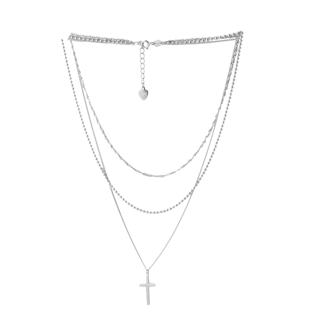 

Срібне кольє без каміння (2053064) 400430