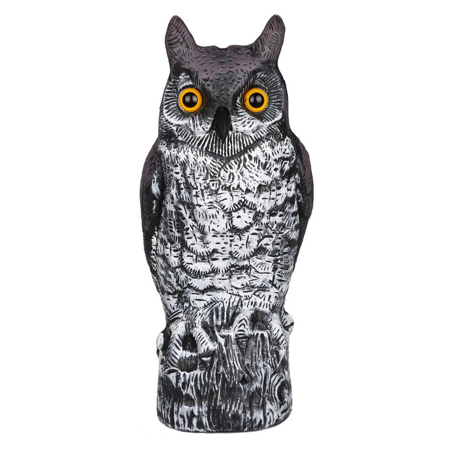 Outdoor Owl Bird Repellent and Mouse Deterrent Decorative Ornament