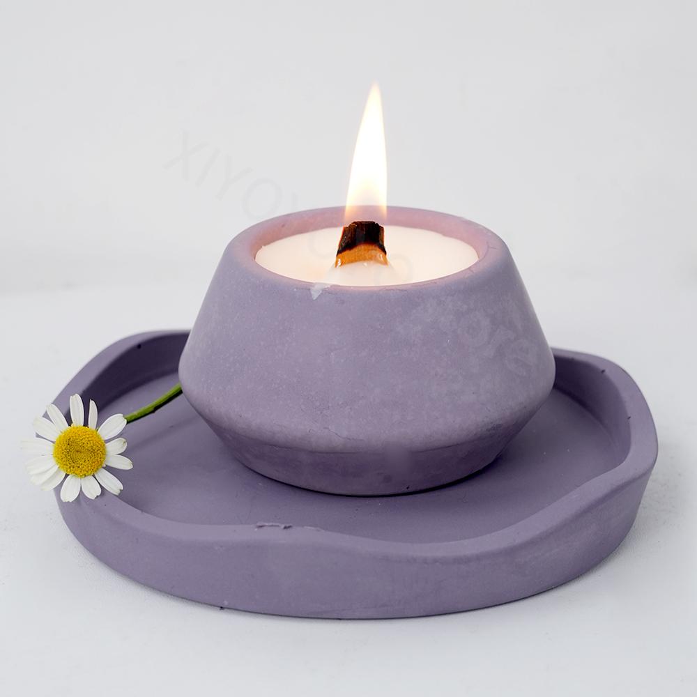 Round Bowl Storage Box Silicone Mold Scented Candle Jar Making Concrete Cement Mould DIY Plaster Resin Flowerpot Mold Home Decor