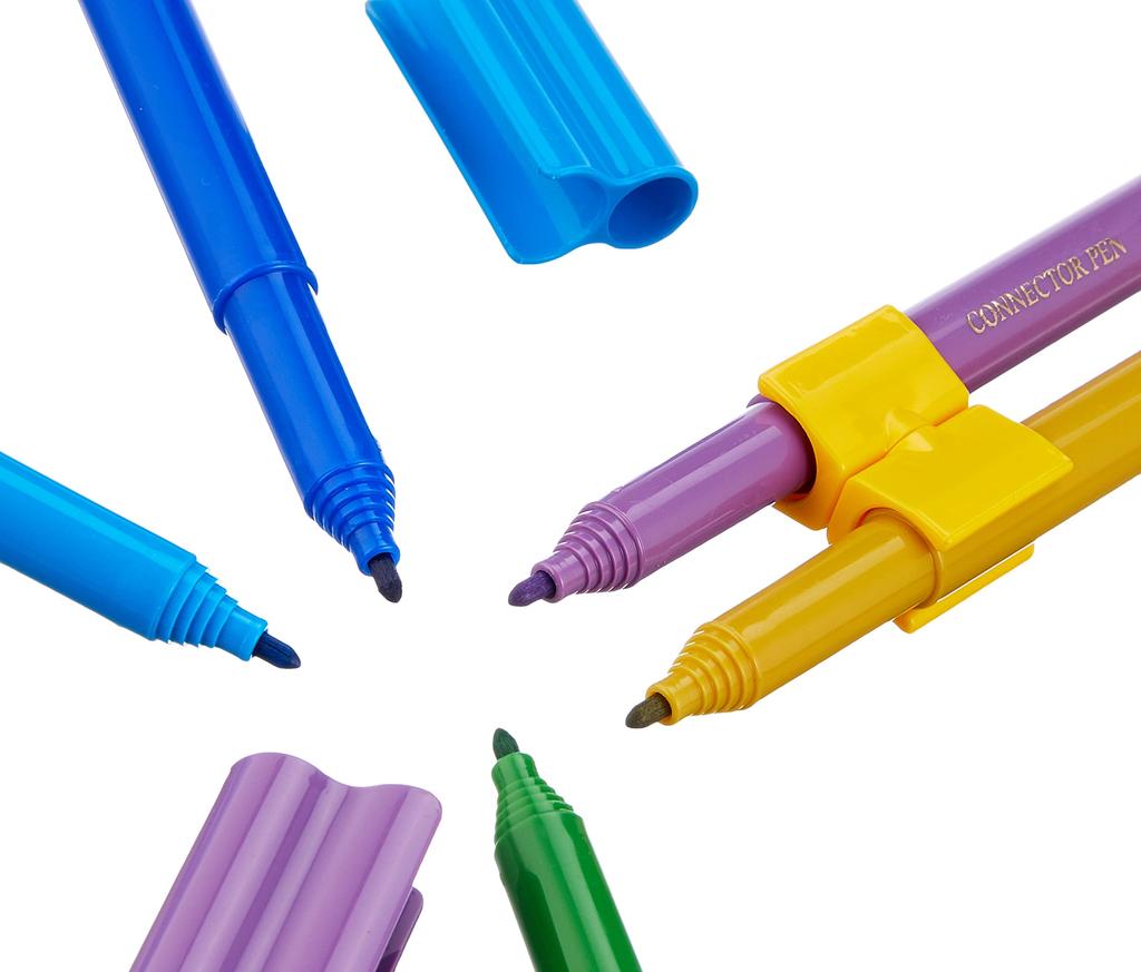Marker Connector Track 155533 Faber-Castell Water-Based Pens, 33-Piece Set,