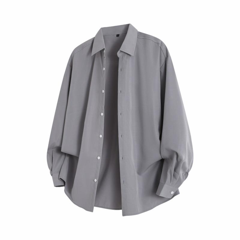 Autumn Solid Color Shirt for Men