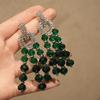 Green Beaded Earrings, Versatile Fashion Earrings for Daily Wear and Casual Outfits
