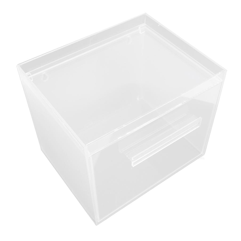 Gesichtstuch Aufbewahrungsbox Behälter Acryl Gesichtstücher Halter mit Schublade für Waschtisch Badezimmer