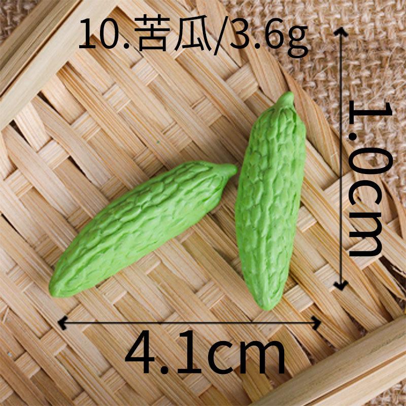 Creative Imitation of Real Food Play Vegetable Doll House Landscape Decoration Accessories Miniatures