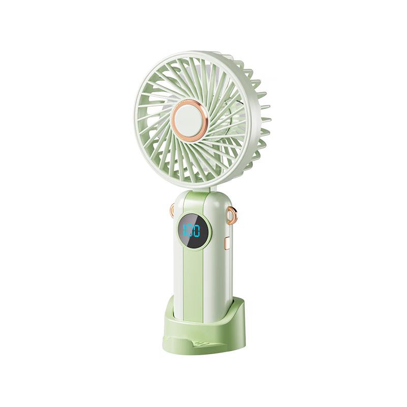 MY Foldable Smart Digital Handheld Mini Fan F66