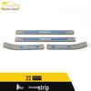 Bright Stainless Steel Sill Strips for Omoda 22 - Decorative Welcome Pedal Stickers Car Accessories