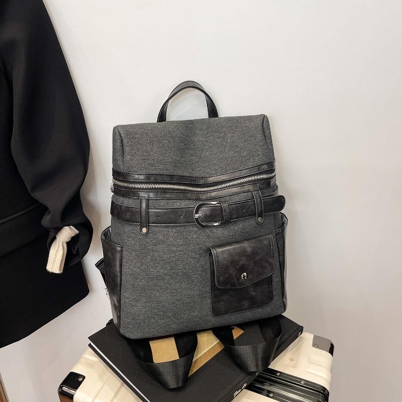 

Летняя мода сумка большой вместимости женский новый ретро рюкзак универсальный наплечный рюкзак чёрный