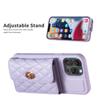 Brieftasche Kleine Duftende Wind Orgel Karte Tasche Metall Schnalle Leder Fall Für iPhone 14 Pro Max 13 12 11 SE 2022 X XS XR 8 7 6 6S Plus