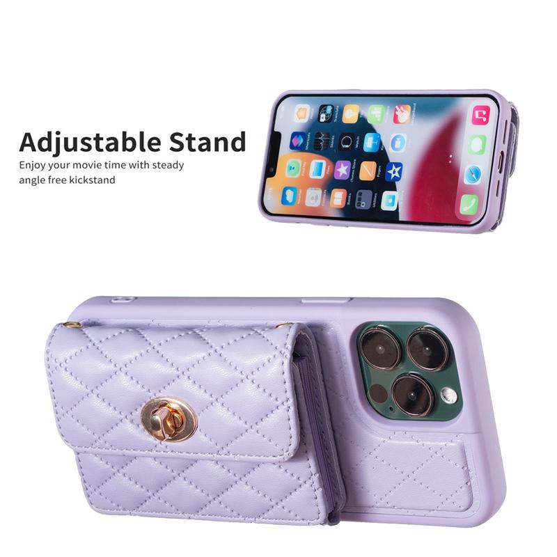 Brieftasche Kleine Duftende Wind Orgel Karte Tasche Metall Schnalle Leder Fall Für iPhone 14 Pro Max 13 12 11 SE 2022 X XS XR 8 7 6 6S Plus