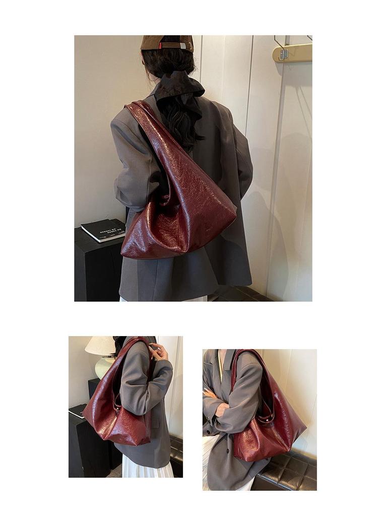 2024 Women's Soft Leather Large Capacity Tote & Shoulder Bag – Stylish, Versatile, High-End Design for Everyday Use