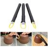 Pottery Polishing Rod Purple Sand Pottery Clay Trimming Polishing Pens DIY Ceramic Crafts Sculpture Forming Auxiliary Tool