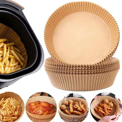 20/50Pcs Durable Disposable Air Fryer Paper Oil Proof Non-Stick Frying Paper Waterproof Baking Liner for Steamer Muffin Cupcake