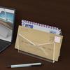 Practical Envelope and Mail Stand Acrylic Mail Organizers for Letters Business Cards Desk Storage Stand Holder