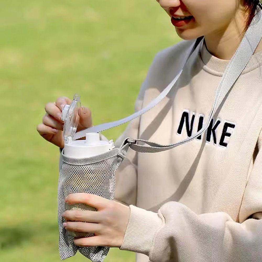 Pouzdro na rukáv na kelímek Sportovní obal na láhev na vodu Síťovaná taška crossbody Držák na láhev na vodu Pánský/Dámský