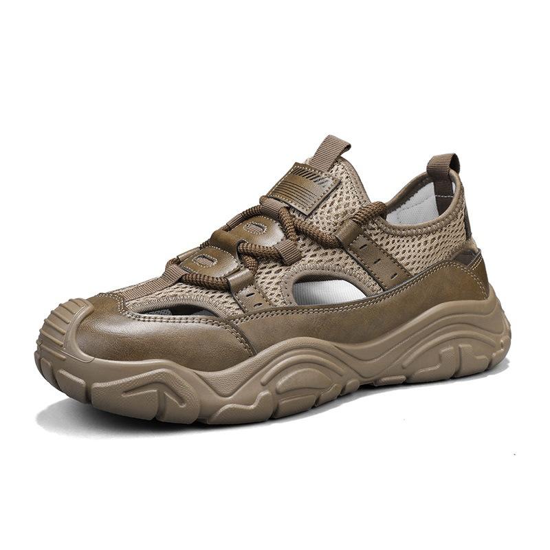 Summer New Hollow Breathable Outdoor Beach Sports Shoes Deodorant Feet Casual Wading Sandals