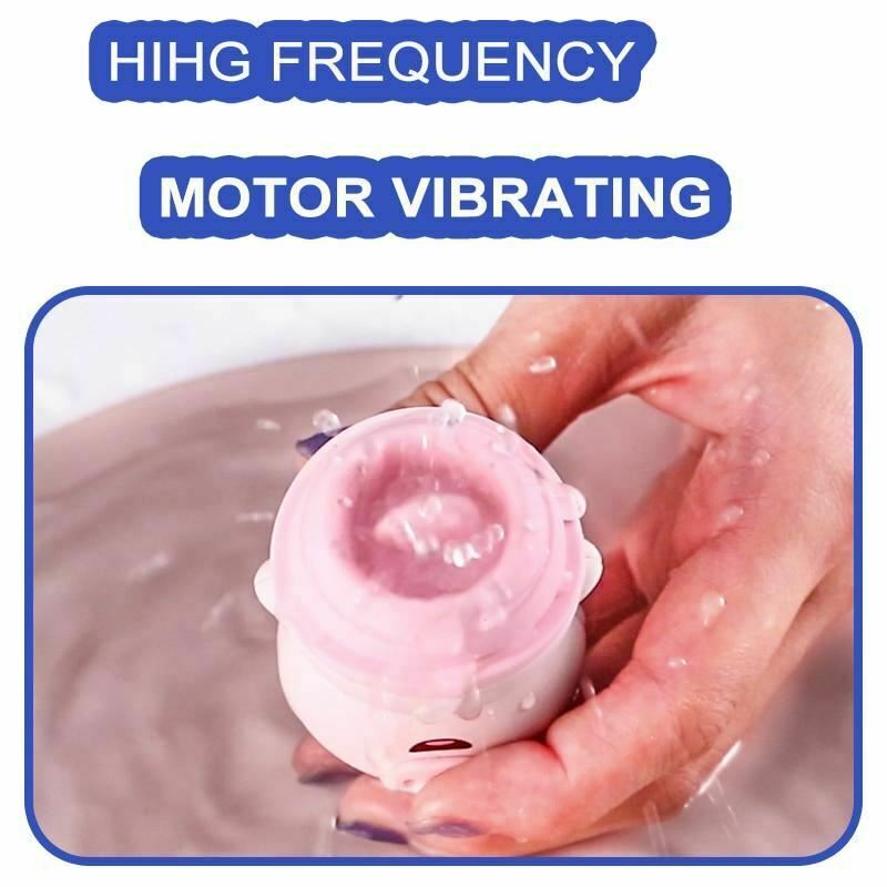 Cute Pink Pig Licking  Tongue Oral Sex Clitoral Simulator Nipple Massager Clitoral s
