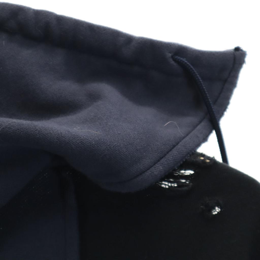 MIHARA YASUHIRO Made In Japan Long Sleeve Grunge Sweatshirts 44 Navy Men's Used