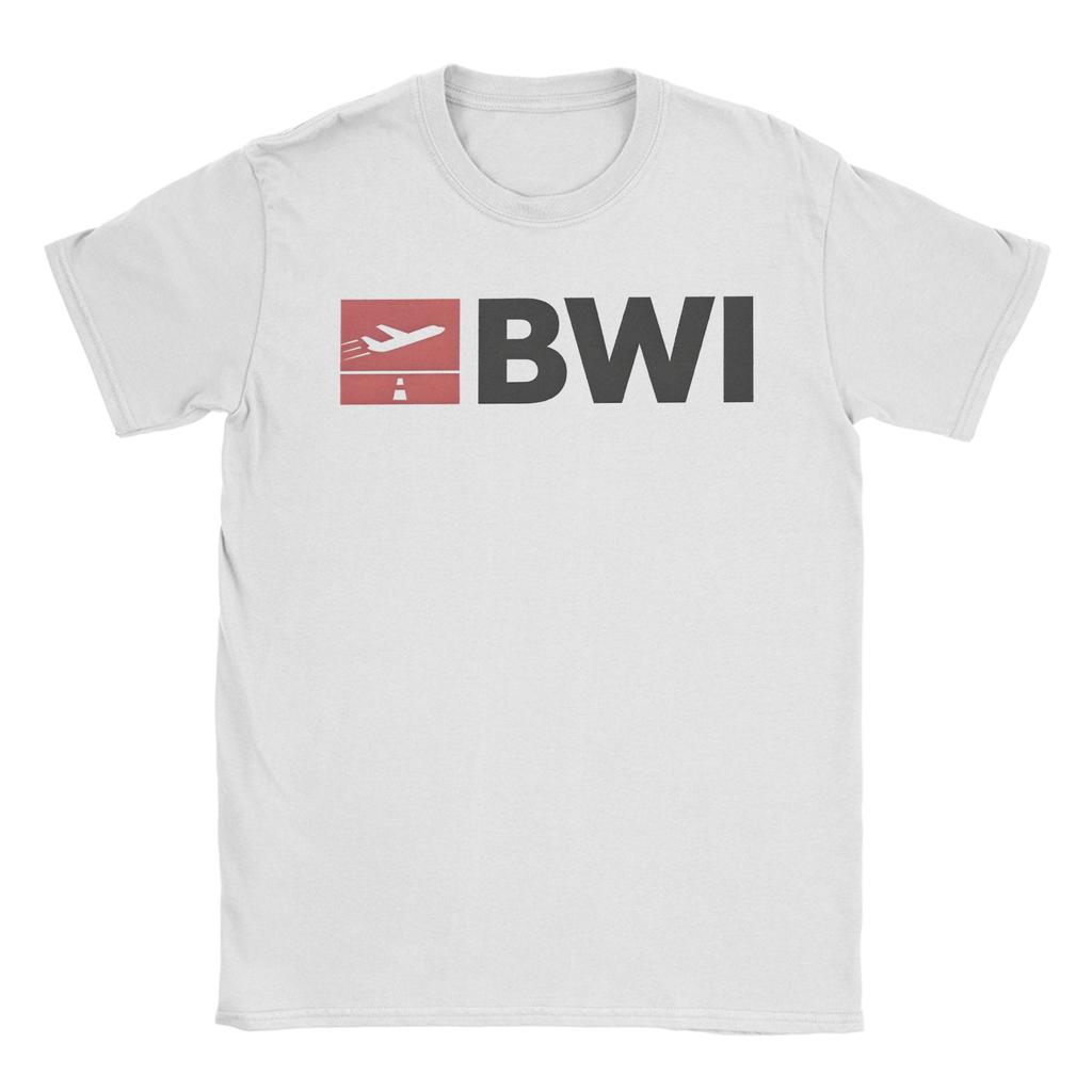 Baltimore Airport T-Shirt Beach  100% Cotton T Shirts For Men Hipster Casual Tshirt Short Sleeves Awesome Top Tees