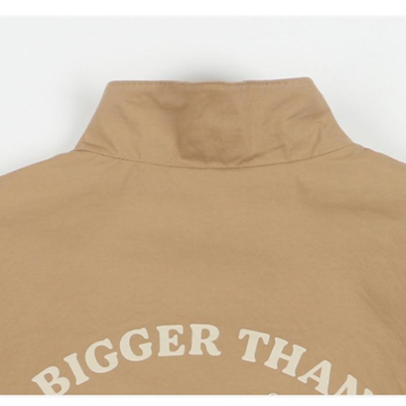 New Balance Geacă Bluzon Copii Strat Unic Bej