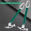 Sheep Horn Connected Multifunctional Hammer Folding Design Universal Wrench  Car Mounted