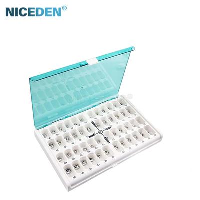 48Pcs/Box Dental Kid Crowns Preformed Metal Crown Stainless Steel Temporary Crowns Dentistry Orthodontic Material Therapy Tools