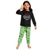 Children's  Boys And Girls Thin Two-piece  Long-sleeved Pants Two-piece