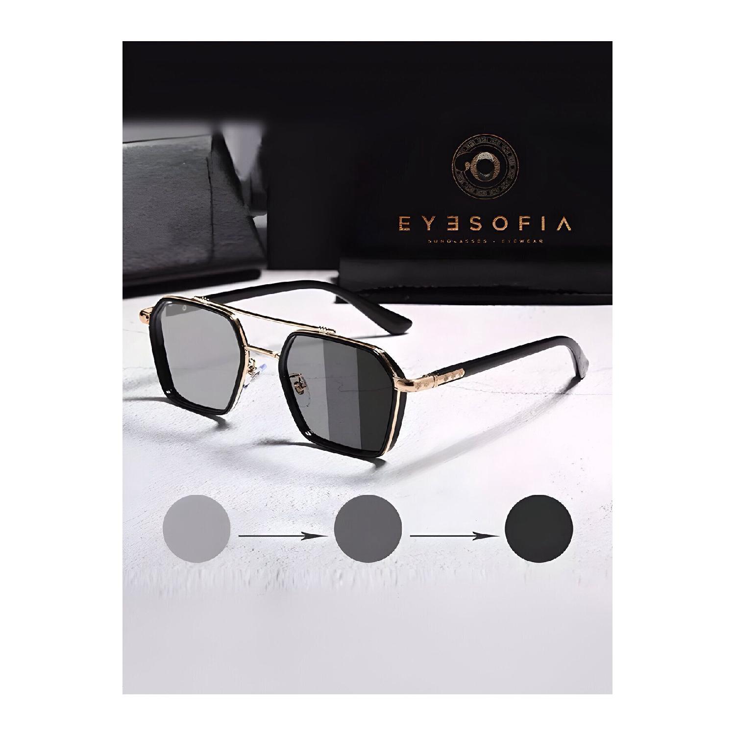 

Sunglasses Men s Uv400 Glass Ce Certificate Gold Black