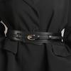 One-piece Women's Black Dual-use Wide Belt New Style with Dress Coat Detachable Belt