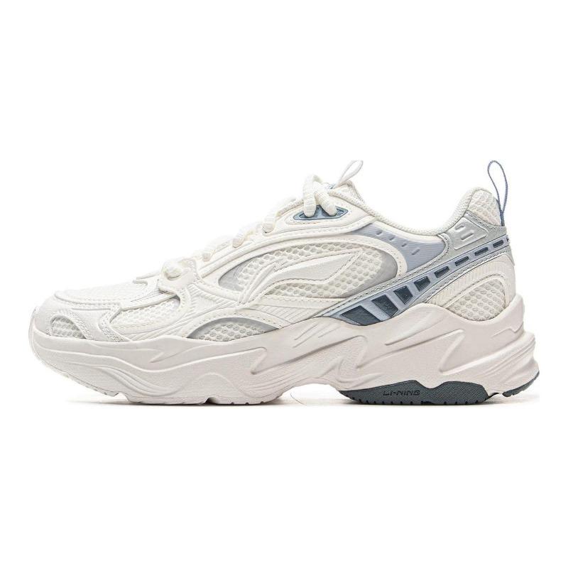 Li-Ning Meteor 2K Low Top Women Dad Shoes White Blue AGCV114-3 37.5
