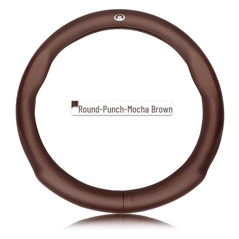 Premium Echtleder Lenkradbezug für Great Wall: Fengjun 5, 6, 7, M4, C30, Kanone, C50, M2