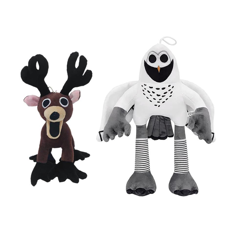 99Nights Horror Game Plush Toy 99 Nights In The Forest Deer White Owl Stuffed Animal Plush Dolls Kids Toy Boy Halloween Gift
