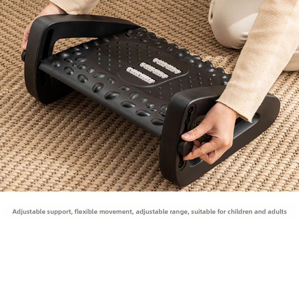 Non-slip Pad Foot Rest Under Desk Plastic Footstoo Ergonomic Footrest  for Under-desk Support