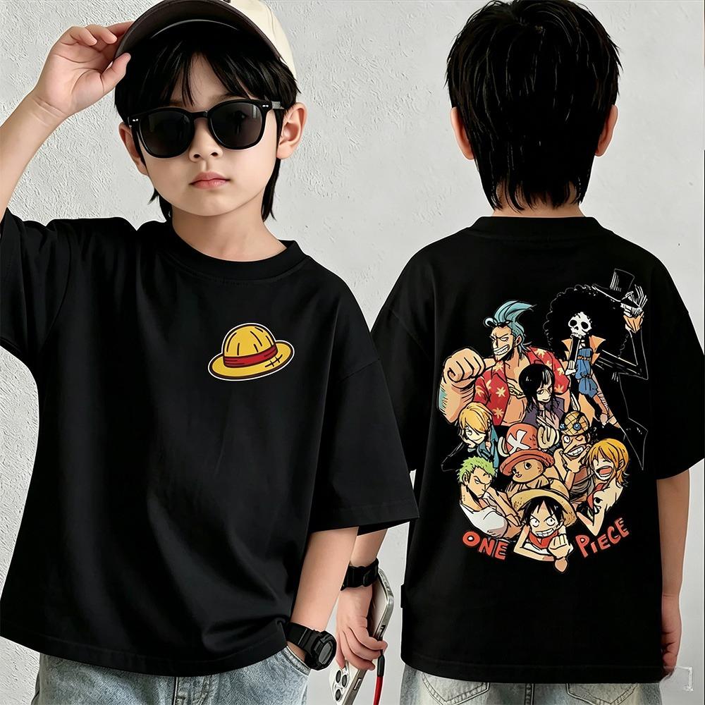 Nuovo Arrivo Estivo T-shirt a Maniche Corte con Stampa Pattern unisex stampa anime casual alla moda streetwear stile Y2K