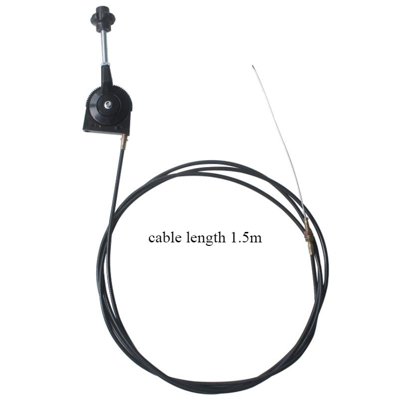 Excavator Manual Throttle Control for Harvester Tractor Ship Manure Spreader Throttle Cable Assembly Self-locking Controller