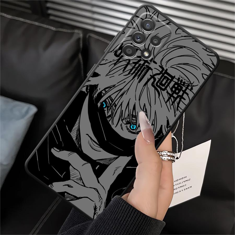 Soft Back Phone Cover Case for Samsung Galaxy A10 A20 Note 20 Ultra 9 10 A05 A03 A01 A02 A04 A06 A30 A40 A50 A70 Anime J-ujutsu