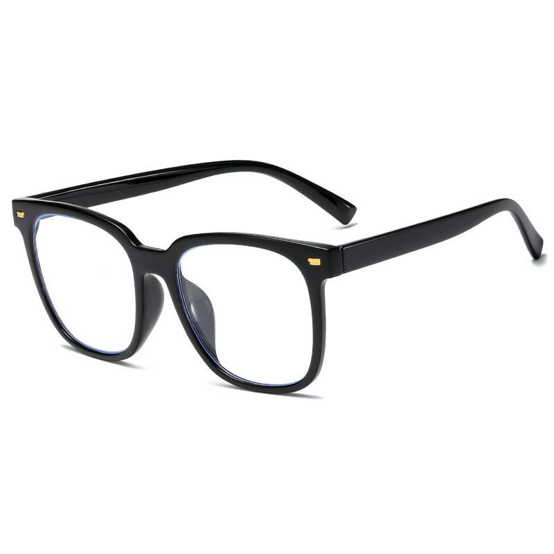 

Black Frame Blue Light Blocking Glasses For Adults Fashionable Full Frame Optical Eyewear чёрный