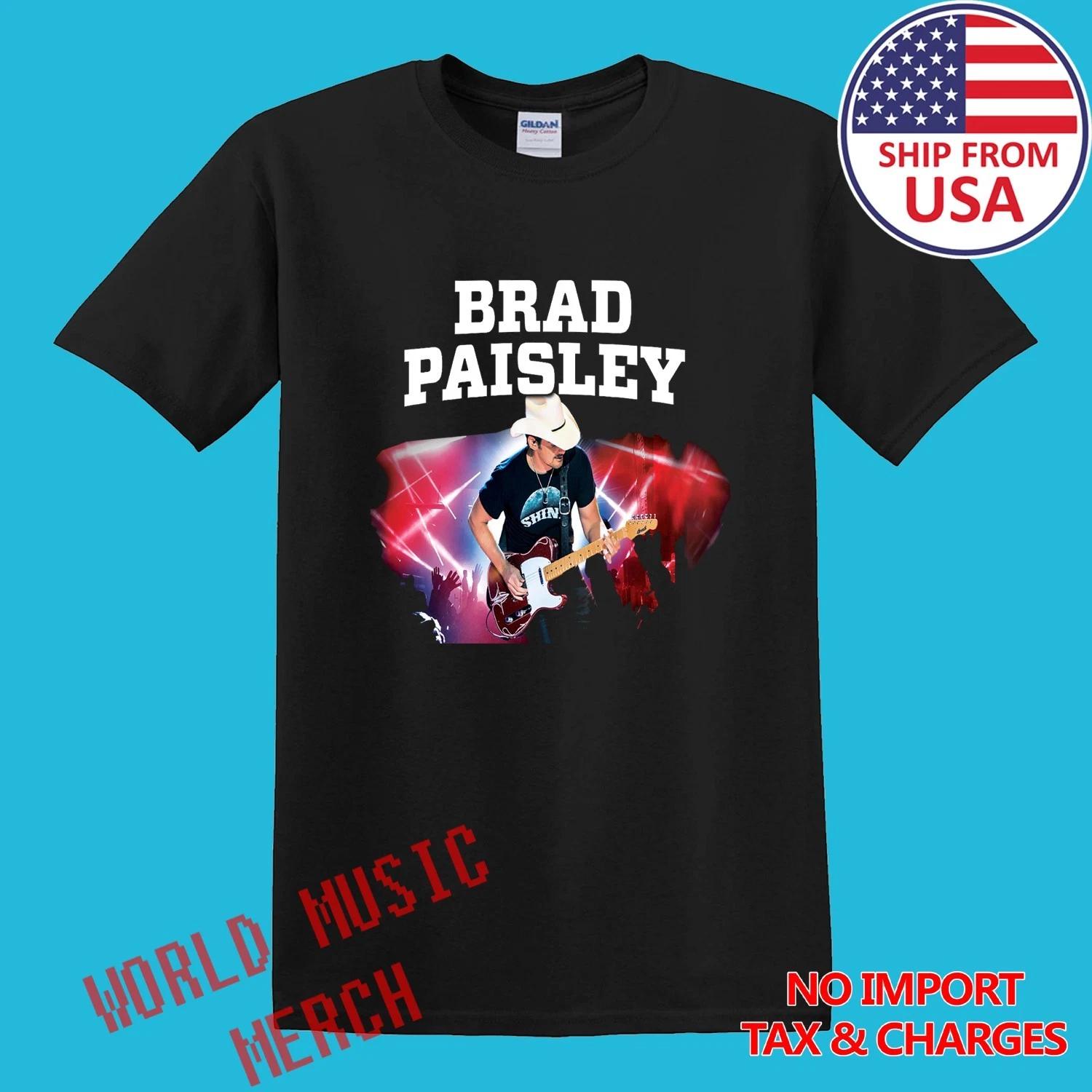 Brad Paisley Men s Black Size S-5XL S